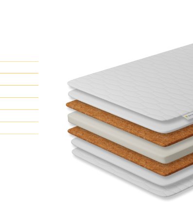 Saltea DANPOL spumă de cocos 120x60x6 T18M culoare