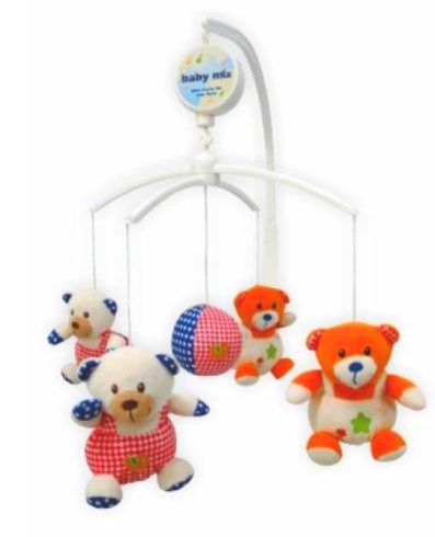 BABY MIX TK/362M Carusel ursuleț de pluș 14309