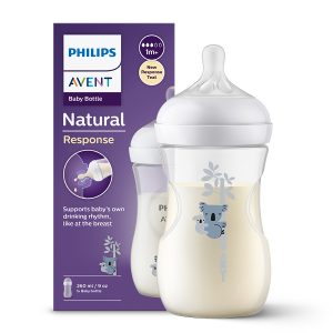 AVENT SCY903/67 Biberon Responsive Decor Natural 260 ml