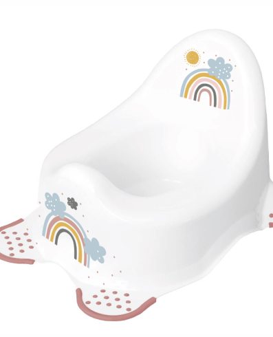 Olită antiderapantă KEEPER 18648 ADAM RAINBOW, albă