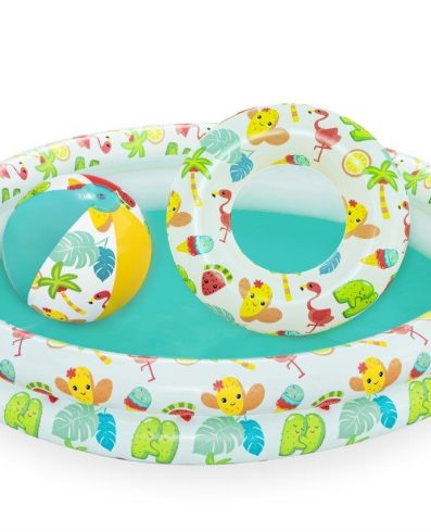 piscină gonflabilă 1,22mx20cm, cerc 46cm, minge 27cm