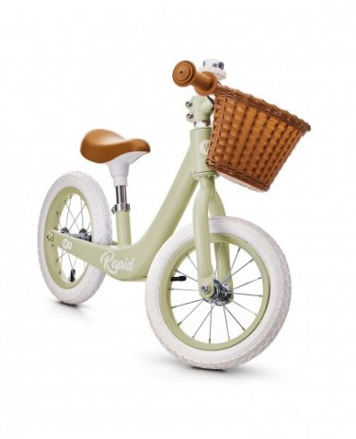 Bicicletă de echilibru KINDERKRAFT RAPID verde savană