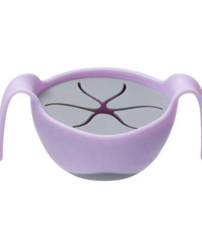 Bol cu manere si pai pentru copii B.BOX BB00404 BLW Boysenberry