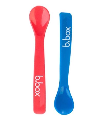 B.BOX BB00703 Lingurițe din silicon 2 buc roșu și albastru