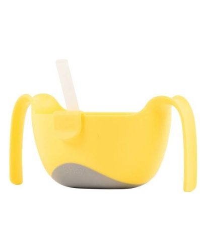 Bol cu pai pentru mese semilichide, culoare șerbet de lămâie  B.BOX BB00423