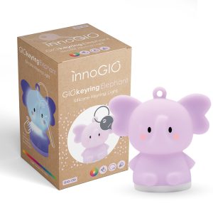 Lampă din silicon cu elefant, model breloc INNOGIO GIO-153 GIO