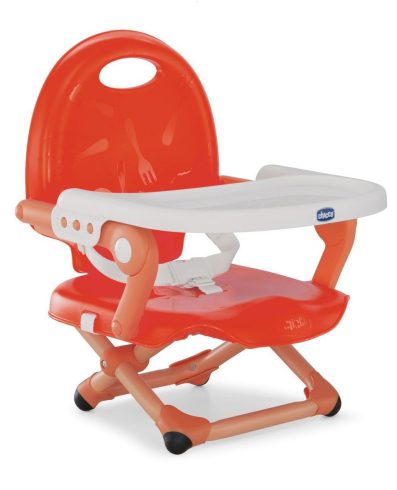 CHICCO 04079340850000 Scaun înalt Pocket Snack Poppy Roșu