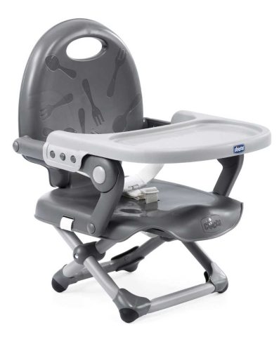 CHICCO 05079340400000 Scăunel POCKET SNACK GRI ÎNTUNECAT