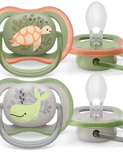 AVENT SCF085/60 Suzetă Ultra Air 6-18 m balenă/broască țestoasă