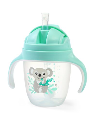 BO1464/03 Pahar anti-vărsare cu pai ponderat