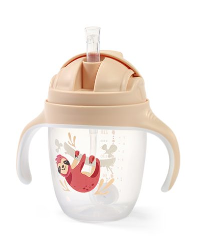 BO1464/04 Pahar anti-vărsare cu pai ponderat