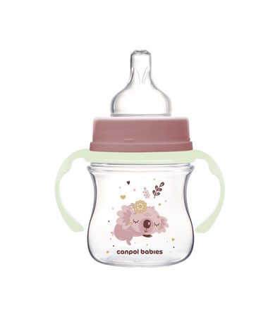 CANPOL 35/236 Sticlă antiticolica 120ml EasyStart Koala Somnoros size.