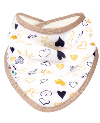 Baveta tip esarfa Velcro Inima AKUKU A1512