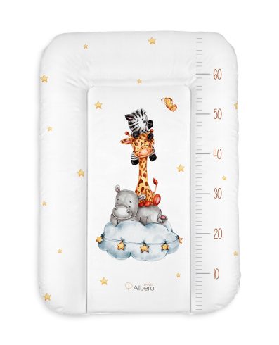 ALBERO MIO Saltea de înfășat pentru copii (nețesut) 70x50 424 Echipa Safari