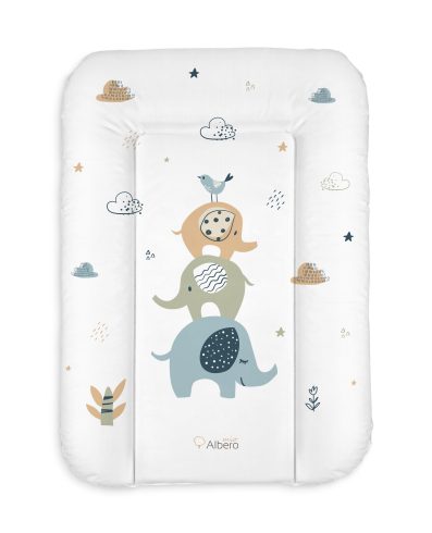 Saltea de schimbat bebeluși ALBERO MIO (material nețesut) 70x50 434 Elefanți