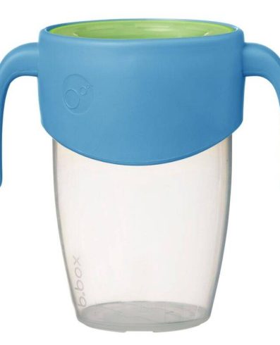 Cană B.BOX BB200133 360 pentru învățarea băuturii - cană de antrenament anti-vărsare Ocean breeze