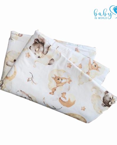 BABY 01624 Pilotă și pernă 65x75 25x30 Ursuleț de pluș bej