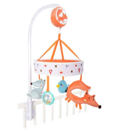 Carusel CANPOL 75/201 FOX cu cutie muzicală deasupra patului