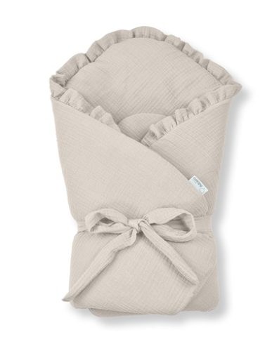 Pătura pentru bebeluși din bumbac culoare CC2 bej ALBERO MIO