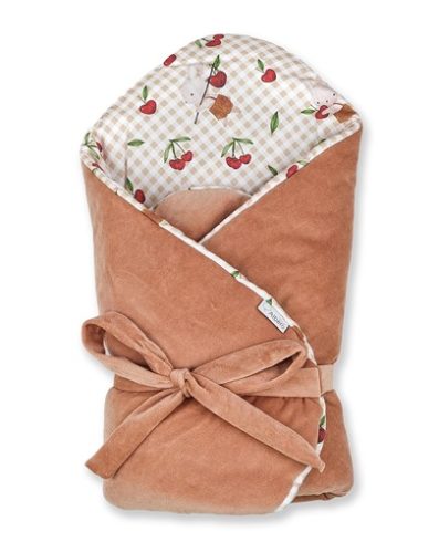 ALBERO MIO Baby Swaddle CP5 Cherry Fun