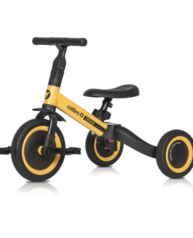 Bicicletă pentru copii COLIBRO 4 în 1 TREMIX BANANA