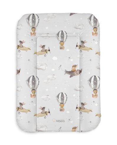 ALBERO MIO Saltea pentru schimbat bebeluși (material textil) 70x50 CP6 Zbor cu balloonul