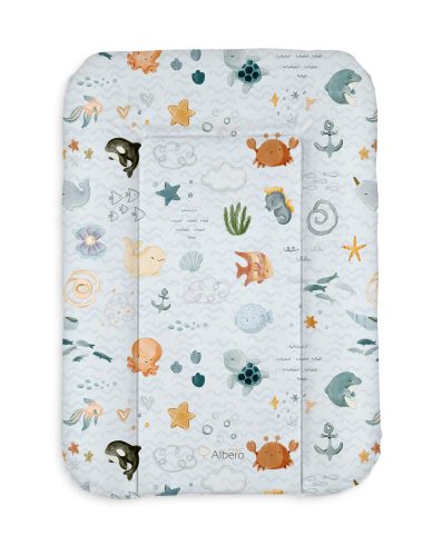 Saltea de schimbat bebeluși ALBERO MIO (material nețesut) 70x50 CP7 Krabik și Prietenii
