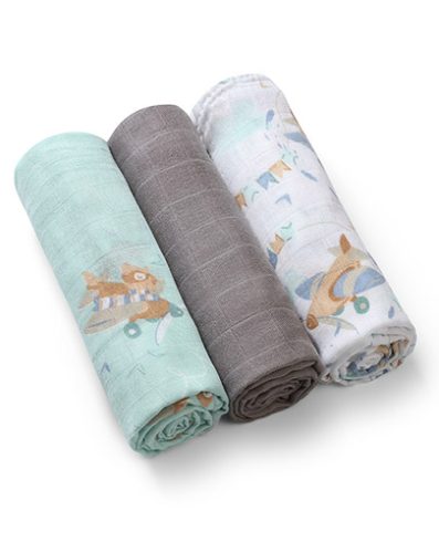 BO397/10 Scutece din fibră naturală de bambus BAMBUS NATURAL