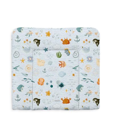 Saltea de înfășat pentru bebeluși ALBERO MIO, mărime medie, 72x75, CP7 Krabik and Friends