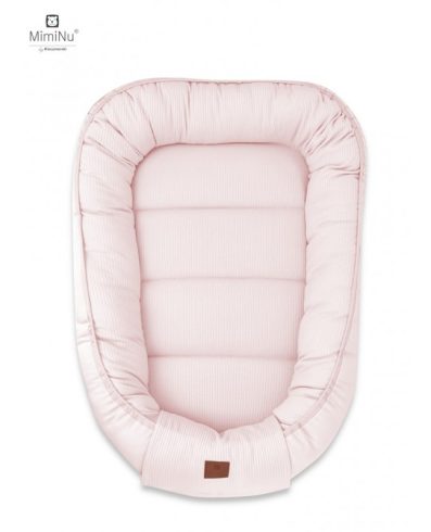 KIECZMERSKI Cocon de bebeluși MIMINU SOFT roz pudrat