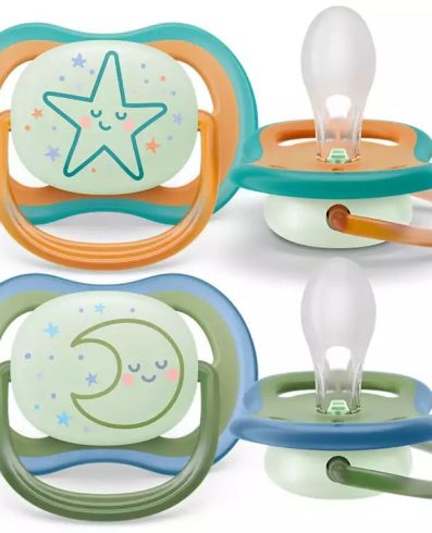 AVENT SCF376/23 Suzetă Ultra Air 18+ 2 buc stea/lună