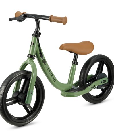 KINDERKRAFT Bicicletă de echilibru SPACE VERDE DESCHIS.