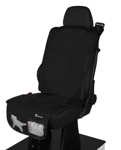 LIONELO Mata de protectie pentru scaunul auto SIKKER Black Carbon