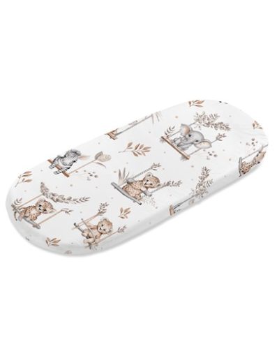 ALBERO MIO Cearşaf pentru pătuţ C012 Africa world