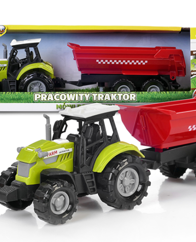 Mini tractor agricol cu remorcă 132919