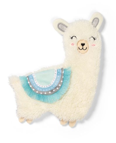 BO1557/02 Jucărie de pluș - LAMA LULU foșnitoare - albastră