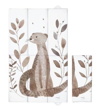 CEBA 307-000-786 Saltea pliabilă pentru schimbat copii, dimensiunea mare, 150'80, Basic Clever Otter