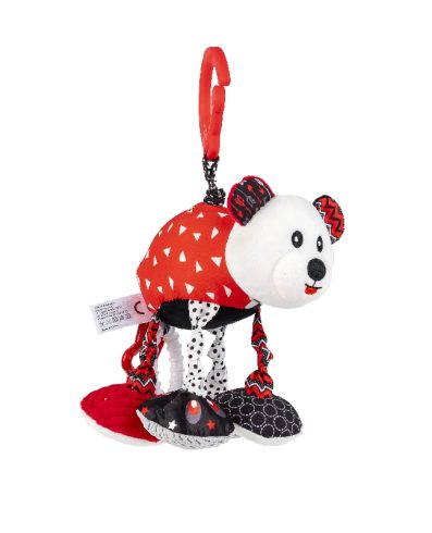 Pandantiv Jacuś cu vibrație BALIBAZOO BB 82395 Teddy Bear în contrast