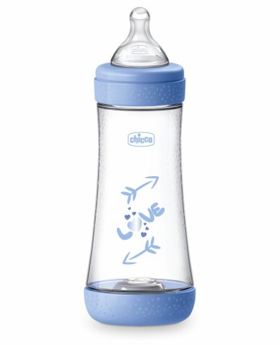 CHICCO 00020235210040 Sticlă P5 plastic silicon 300 ml Fast Boy