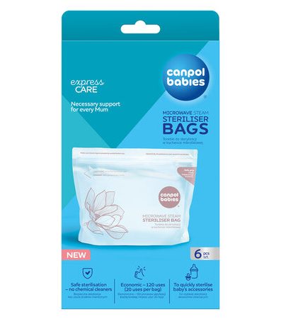 Pungi de sterilizare pentru microunde CANPOL 70/002 6 buc