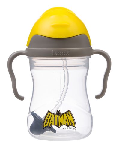 B.BOX BB00900 Sticklă cu pai 240 ml Batman