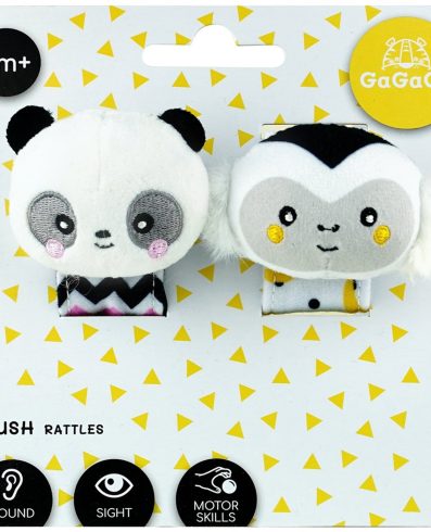 GAGAGU GGG0831 Panda Monkey Rattle