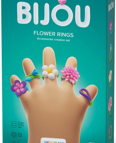 HEY CLAY HCL31001CEE Figurină Bijou Inele Florale + AKC pachet de 3