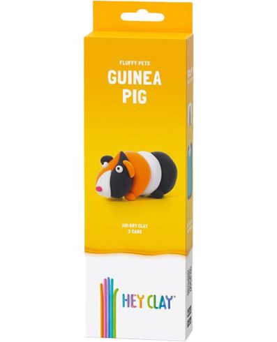 HEY CLAY HCL30114CEE Figurine Păpuși pufoase Porcușor de Guineea 3 pachete