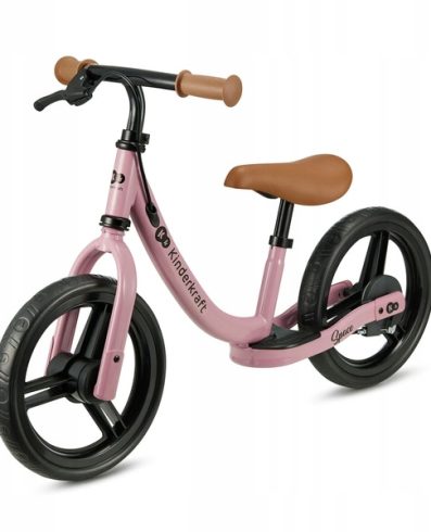 KINDERKRAFT Bicicletă de echilibru SPACE ROZ ÎNTUNECAT