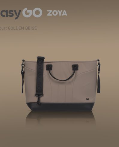 Geantă pentru cărucior EASY GO HERO ZOYA GOLDEN BEIGE
