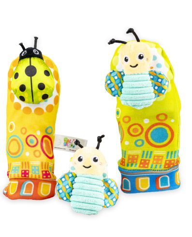 BALIBAZOO BB 82624 Set de șosete și zornăitoare pentru mână, pajiște