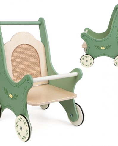 CLASSIC WORLD CW50632 Cărucior de păpuși vintage din lemn