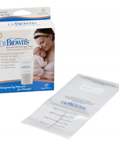 Pungi pentru depozitarea alimentelor Dr. Browns S4005, 25 buc.