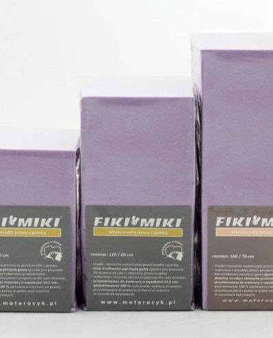 FIKI MIKI Foaie Jersey 140×70 Lavandă